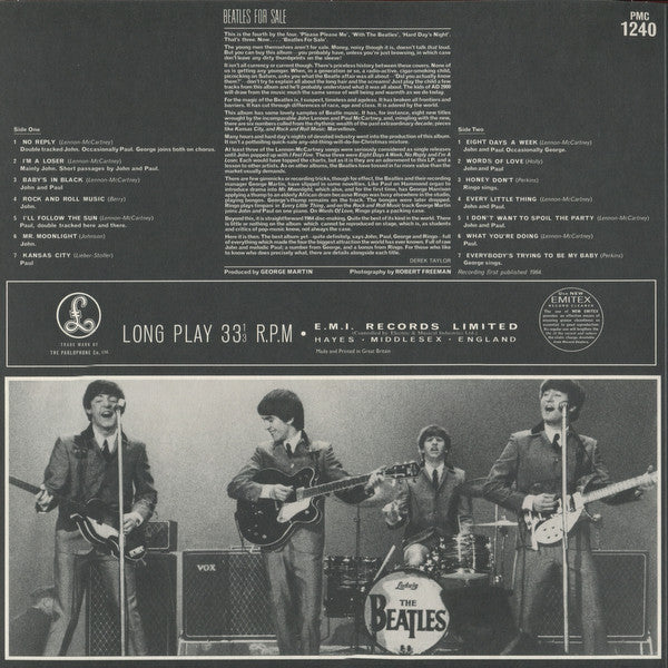 The Beatles : Beatles For Sale (LP, Album, Mono, RE, RM, 180)