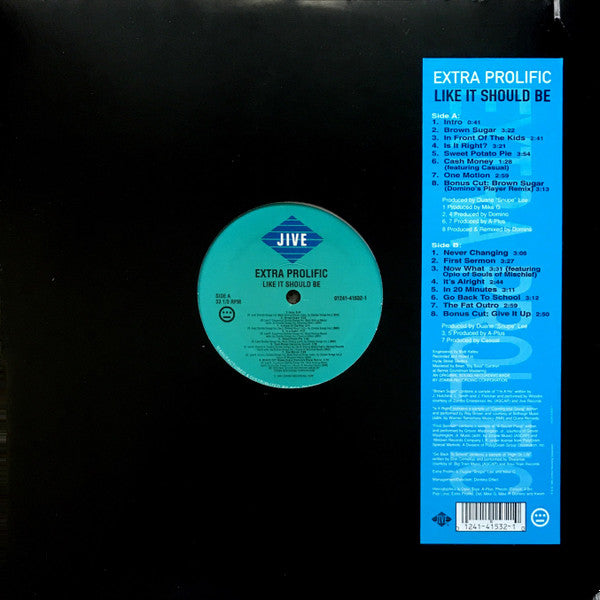 Extra Prolific : Like It Should Be (LP, Album)