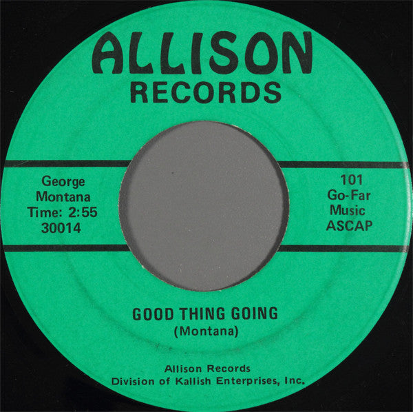 George Montana : Green Eyed Lady (7")