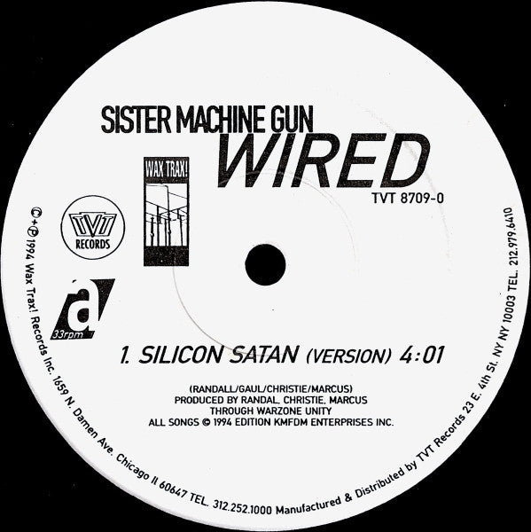 Sister Machine Gun : Wired (12")