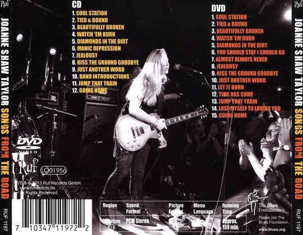 Joanne Shaw Taylor : Songs From The Road (Album + CD + DVD-V)