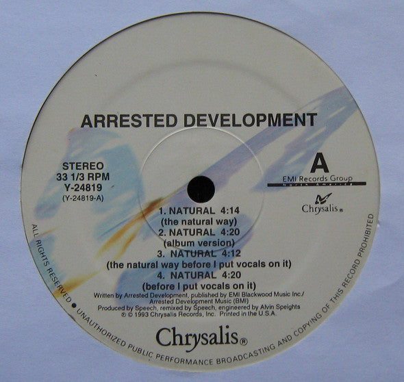 Arrested Development : Natural / Fishin' 4 Religion (12")