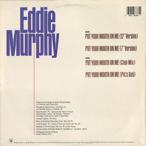 Eddie Murphy : Put Your Mouth On Me (12")