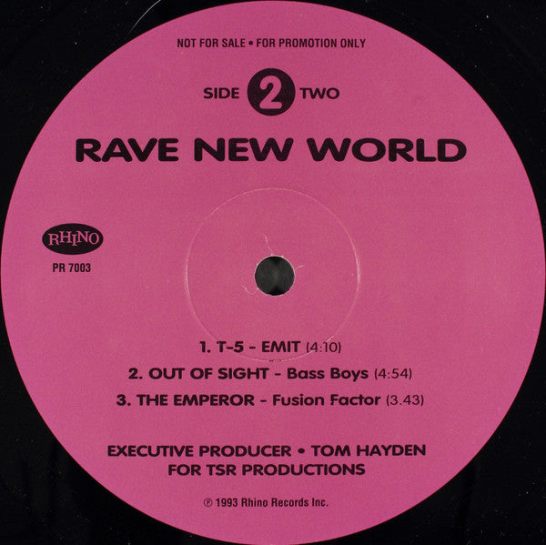 Various : Rave New World (2xLP, Comp, Promo)