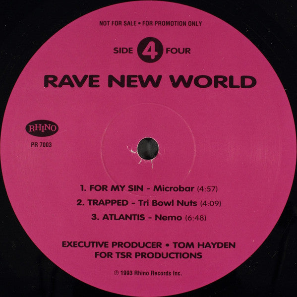Various : Rave New World (2xLP, Comp, Promo)