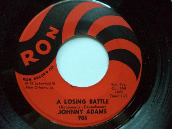 Johnny Adams : Who's Gonna Love You / A Losing Battle (7", Single)
