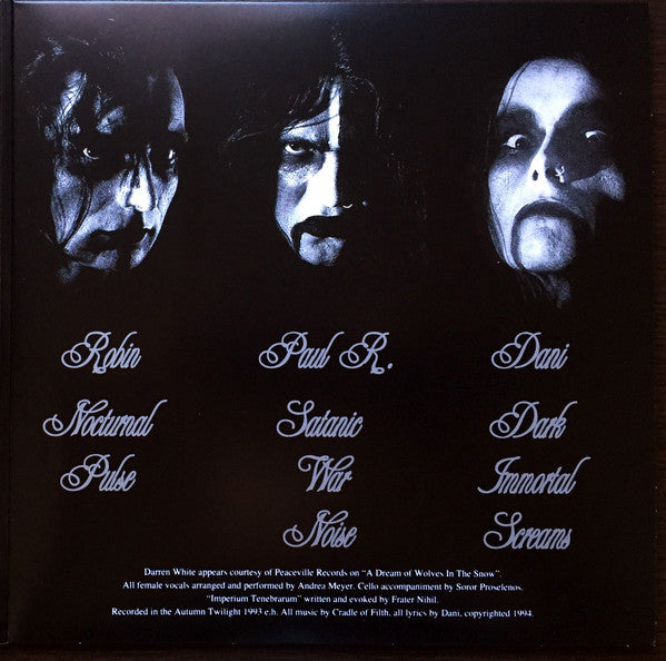 Cradle Of Filth : The Principle Of Evil Made Flesh (2xLP, Album, Ltd, RE, Blu)