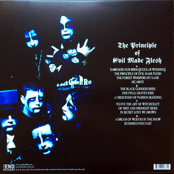 Cradle Of Filth : The Principle Of Evil Made Flesh (2xLP, Album, Ltd, RE, Blu)