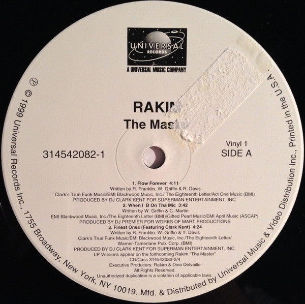 Rakim : The Master (2xLP, Album)