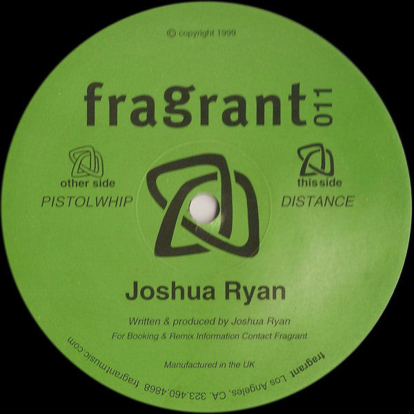 Joshua Ryan : Pistolwhip / Distance (12")