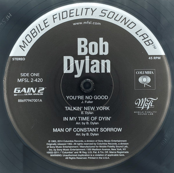 Bob Dylan : Bob Dylan (2x12", Album, Ltd, Num, RE, RM, 180)