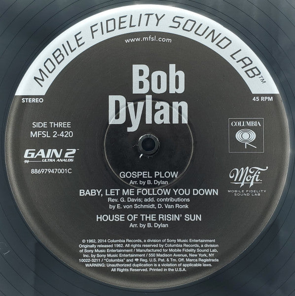 Bob Dylan : Bob Dylan (2x12", Album, Ltd, Num, RE, RM, 180)
