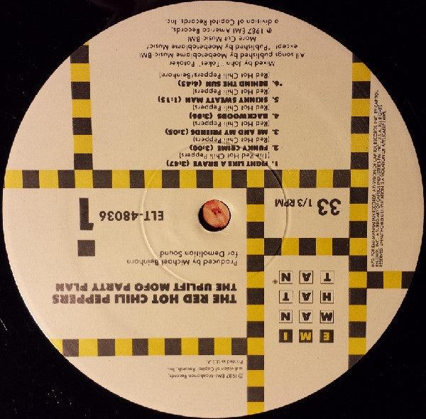 The Red Hot Chili Peppers* : The Uplift Mofo Party Plan (LP, Album)