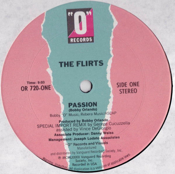 The Flirts : Passion (12")