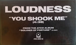 Loudness (5) : You Shook Me (12", Single, Promo)
