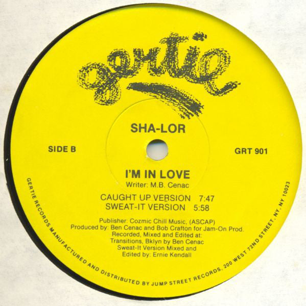 Sha-lor : I'm In Love (12")