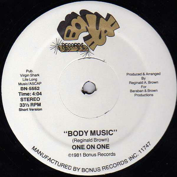 One On One (4) : Body Music (12")