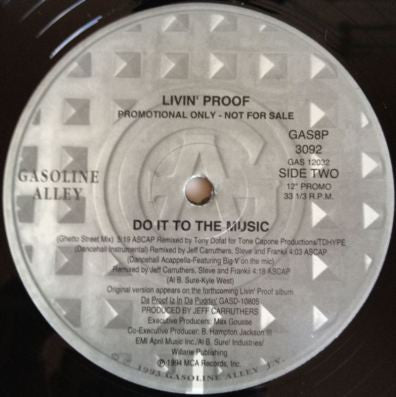 Livin' Proof* : Do It To The Music (12", Promo)