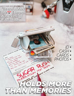 70261 Small Womens Cute Wallet Retro 80s Cassette Tape Pink