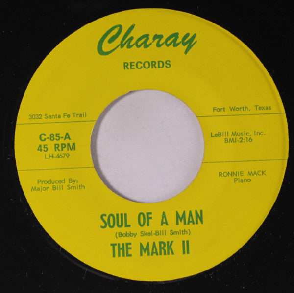 The Mark II (2) : Soul Of A Man(7", Single)