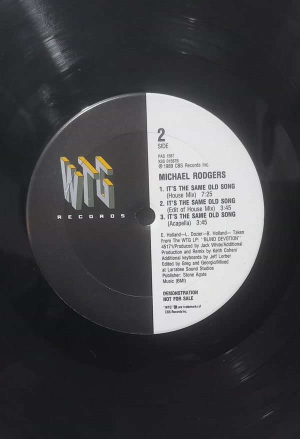 Michael Rodgers : It's The Same Old Song (12", Promo)