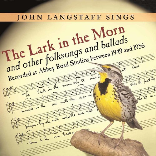 the album cover for John Langstaff - A Lark In The Morn