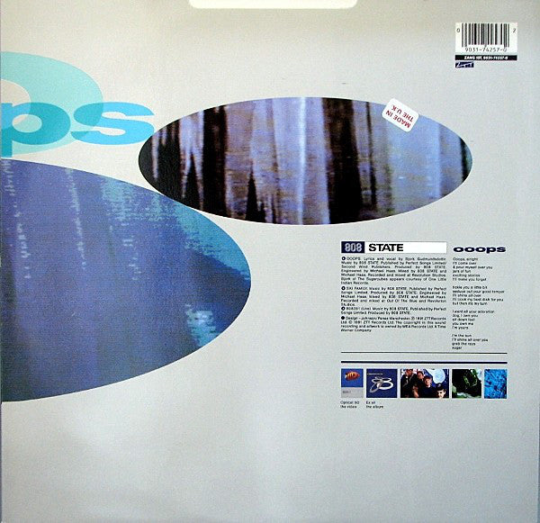 808 State Featuring Björk : Ooops (12", Single)