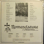 Nomenclature (2) : Let Us Sing Unto The Lord (LP, Album)