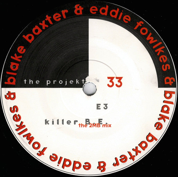 Blake Baxter & Eddie Fowlkes : The Project (2x12")