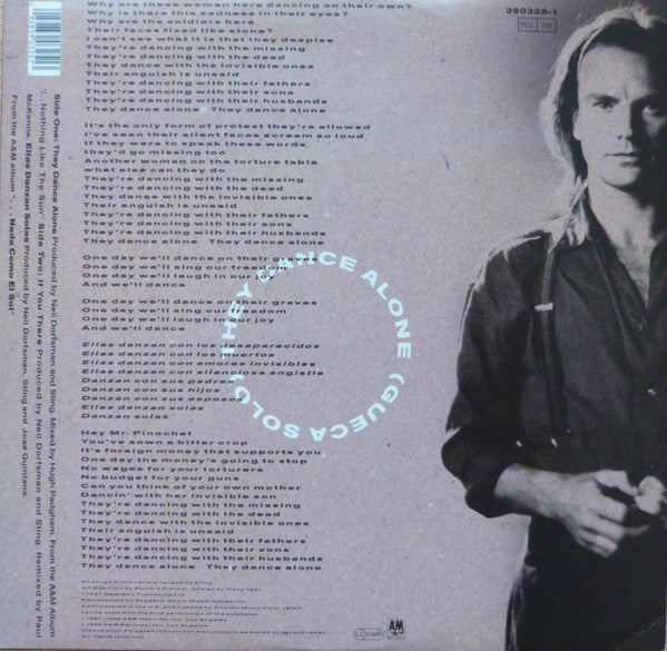 Sting : They Dance Alone (12", Single)