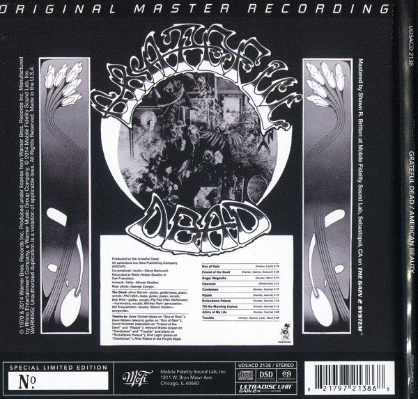 Grateful Dead* : American Beauty (SACD, Hybrid, Album, Ltd, Num, RE, S/Edition)