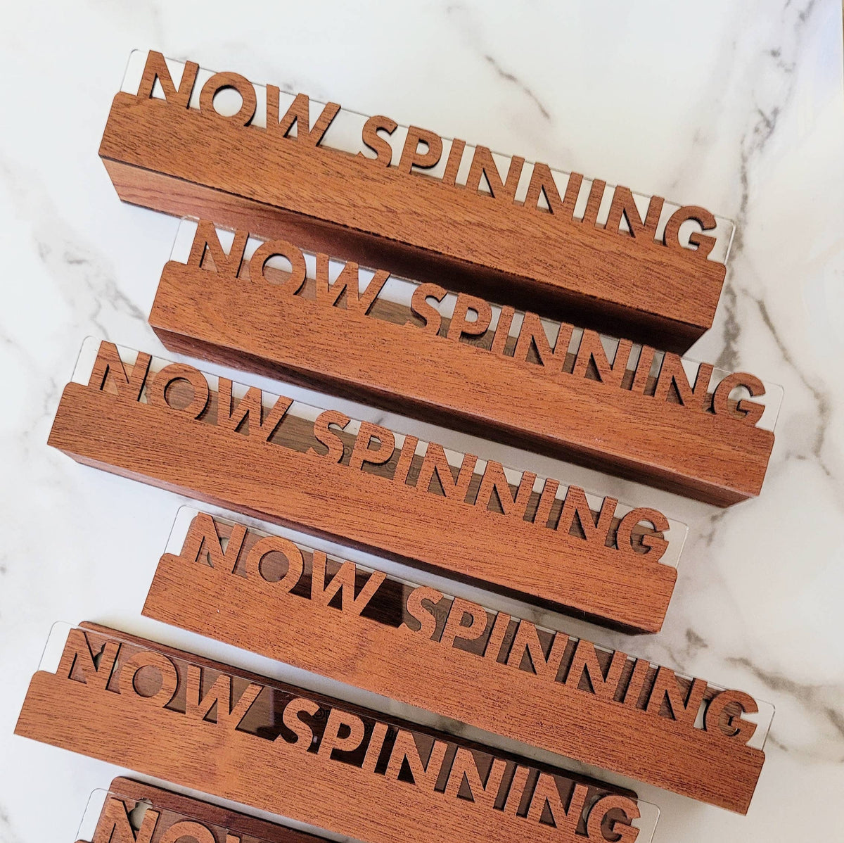 Record Holder Now Spinning Wood Wall Mount