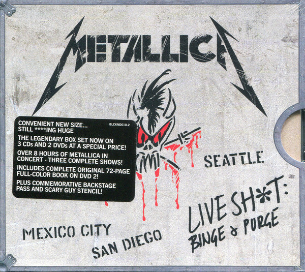 Metallica : Live Sh*t: Binge & Purge (3xCD, Album + 2xDVD, M/Print, NTSC + RE)