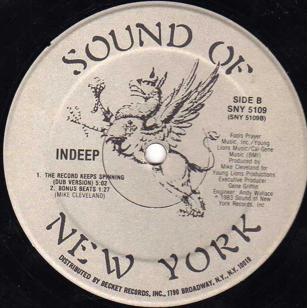 Indeep : The Record Keeps Spinning (12")