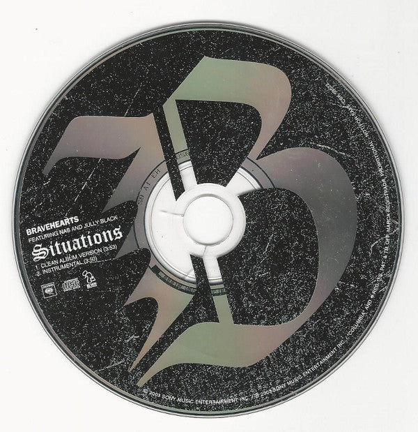 Bravehearts : Situations(CD, Single)
