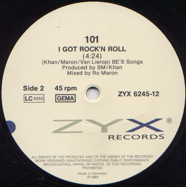101 : Just As Long As I Got You (House Mix) (12")