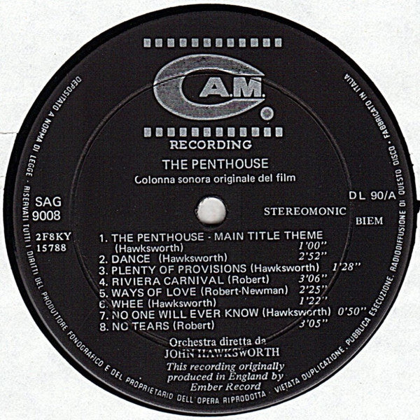 John Hawksworth* : The Penthouse (LP)