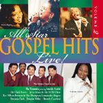 the album cover for All Star Gospel Hits - All Star Gospel Hits 2: Live / Various