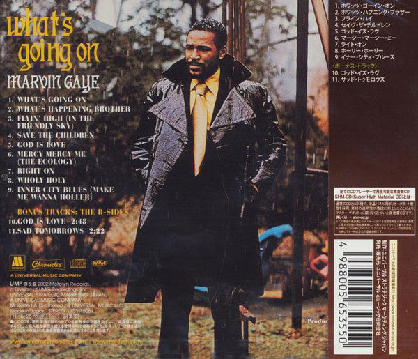 Marvin Gaye : What's Going On (CD, Album, RE, RM, SHM)