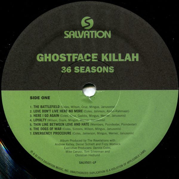 Ghostface Killah : 36 Seasons(LP, Album)
