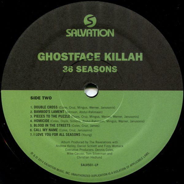 Ghostface Killah : 36 Seasons(LP, Album)