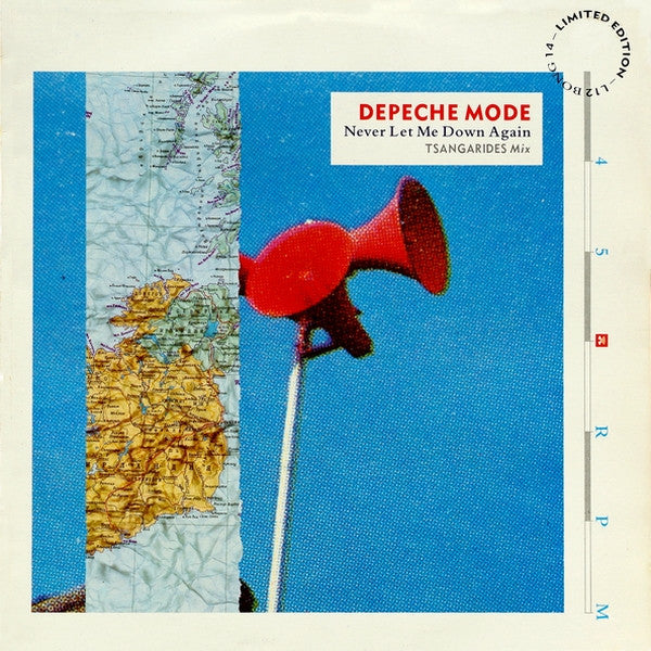 Depeche Mode : Never Let Me Down Again (Tsangarides Mix) (12", Single, Ltd)