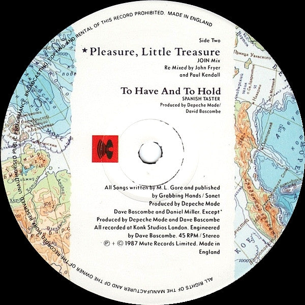 Depeche Mode : Never Let Me Down Again (Tsangarides Mix) (12", Single, Ltd)