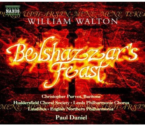 the album cover for Paul Daniel - Belshazzar's Feast