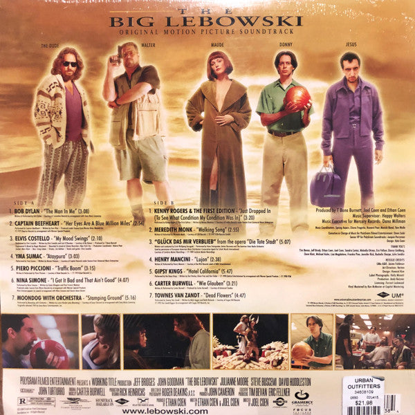 Various : The Big Lebowski - Original Motion Picture Soundtrack (LP, Comp, Ltd, RE, Red)