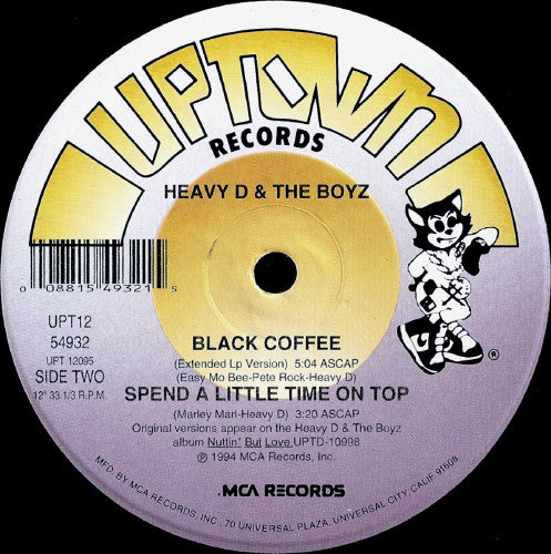 Heavy D & The Boyz* : Black Coffee (12", Single)
