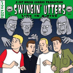 the album cover for Swingin' Utters - Live in a Dive