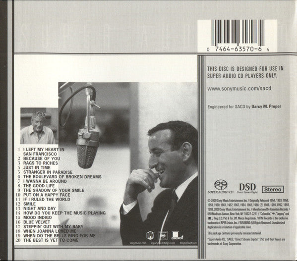 Tony Bennett : The Ultimate Tony Bennett (SACD, Comp)