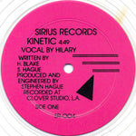Hilary (3) : Kinetic (12", Single, Ltd, Cle)