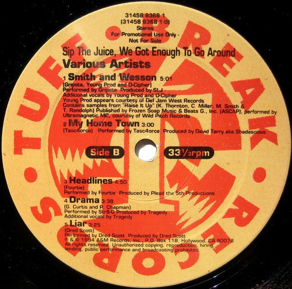Various : Sip The Juice, We Got Enough To Go Around (LP, Promo, Smplr)